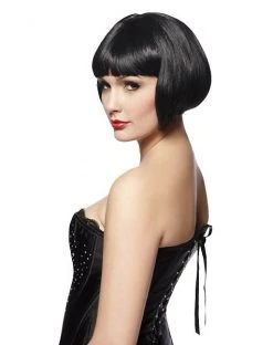 Spirit Halloween Short Black Bob Wig 8 Spirit Halloween Short Black Bob Wig -HALLOWEEN COSTUMES Sales 00145656 c