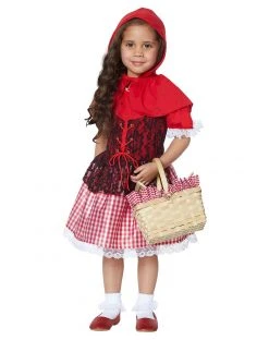 Spirit Halloween Toddler Lil' Red Riding Hood Costume -HALLOWEEN COSTUMES Sales 00187914 a