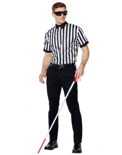 Spirit Halloween Adult Blind Referee Costume