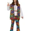 Spirit Halloween Adult Hippy Dippy Man Hippie Costume -HALLOWEEN COSTUMES Sales 00543785 a