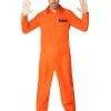 Spirit Halloween Adult Department of Corrections Prisoner One Piece Costume 2 Spirit Halloween Adult Department of Corrections Prisoner One Piece Costume -HALLOWEEN COSTUMES Sales 00580803 a