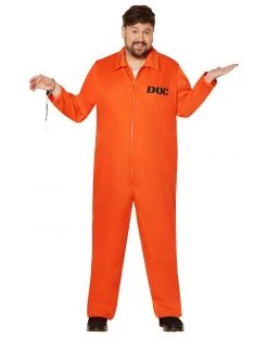 Spirit Halloween Adult Escaped Convict Plus Size Costume