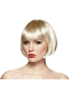 Spirit Halloween Short Blonde Bob Wig