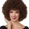 Spirit Halloween Brown Curly Wig 2 Spirit Halloween Brown Curly Wig -HALLOWEEN COSTUMES Sales 00622613 a