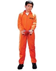 Spirit Halloween Kids Got Busted Convict Costume