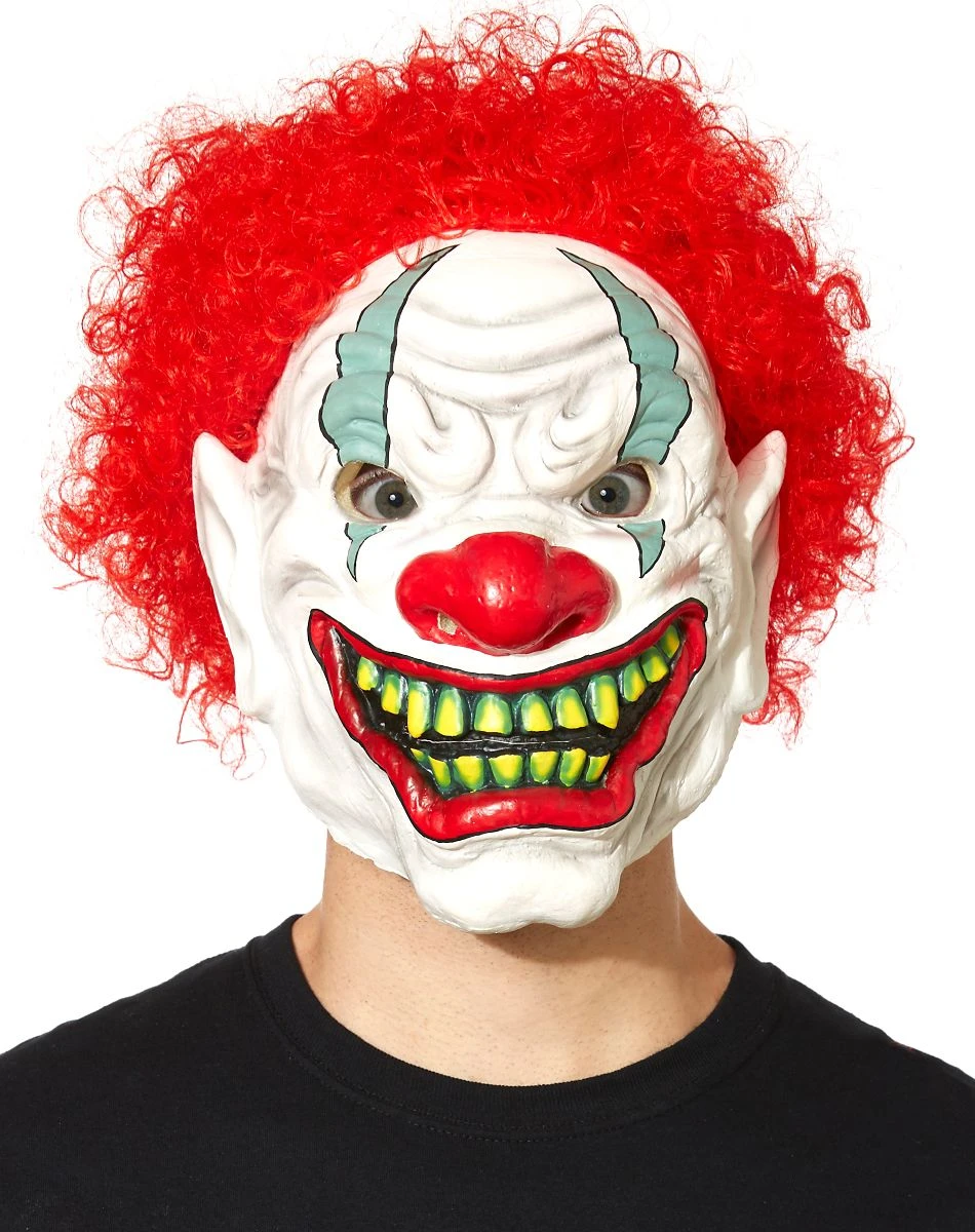 Spirit Halloween Foamy the Clown Full Mask 3 Spirit Halloween Foamy the Clown Full Mask