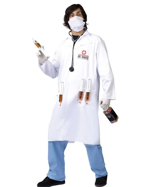 Spirit Halloween Adult Dr. Shots Doctor Costume 3 Spirit Halloween Adult Dr. Shots Doctor Costume