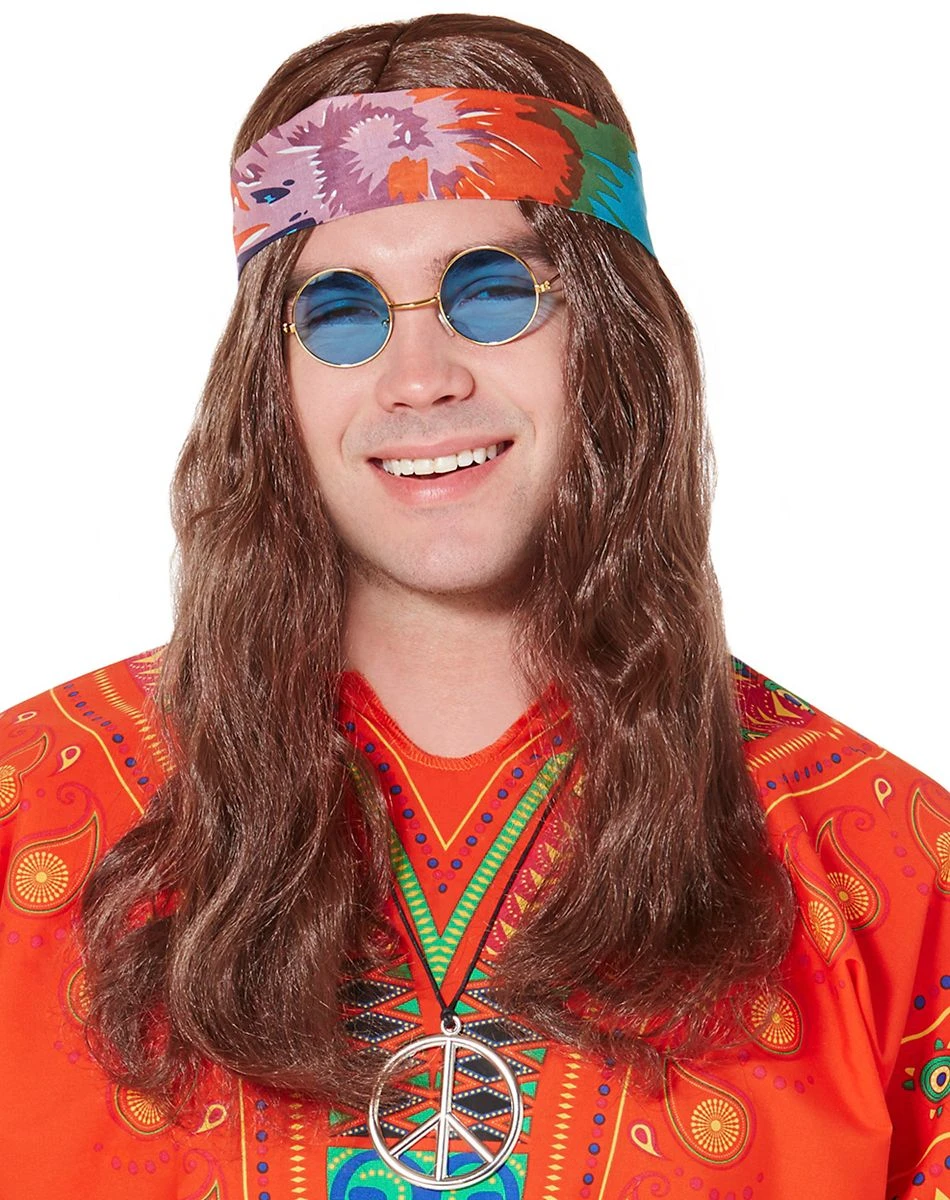 Spirit Halloween Hippie Wig 3 Spirit Halloween Hippie Wig