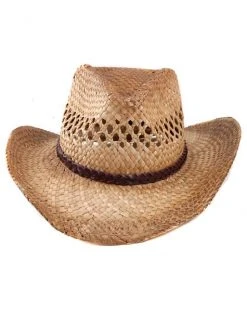 Spirit Halloween Western Seagrass Hat -HALLOWEEN COSTUMES Sales 01067701 d