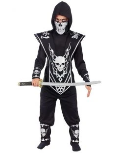 Spirit Halloween Kids Skull Lord Ninja Costume