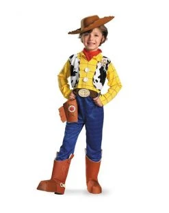 Spirit Halloween Kids Woody One Piece Costume Deluxe - Toy Story