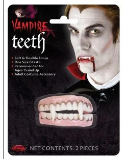 Spirit Halloween Vampire Teeth -HALLOWEEN COSTUMES Sales 01097922 c