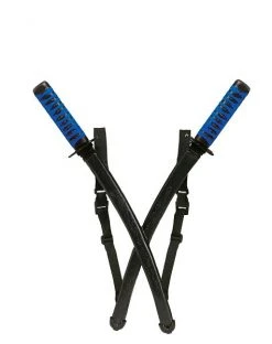 Spirit Halloween Blue Double Ninja Swords
