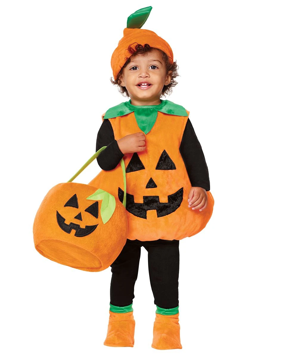 Spirit Halloween Baby Lil' Pumpkin Costume 3 Spirit Halloween Baby Lil' Pumpkin Costume