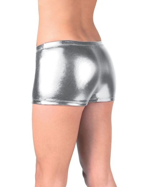 Spirit Halloween Metallic Boyshort Panties - Silver 3 Spirit Halloween Metallic Boyshort Panties - Silver
