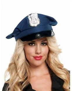 Spirit Halloween Police Hat With Badge