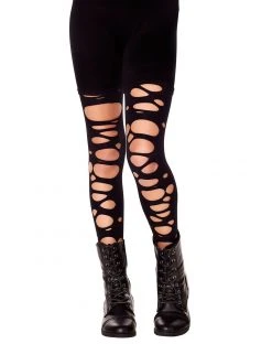 Spirit Halloween Kids Tattered Tights -HALLOWEEN COSTUMES Sales 01147602 a