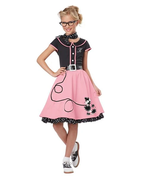 Spirit Halloween Kids Sock Hop Sweetie Costume 5 Spirit Halloween Kids Sock Hop Sweetie Costume - Image 3