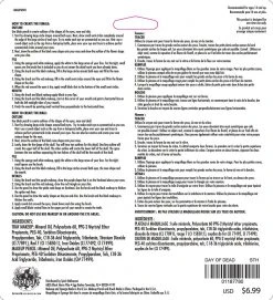 Spirit Halloween Day of the Dead Makeup -HALLOWEEN COSTUMES Sales 01187780 c