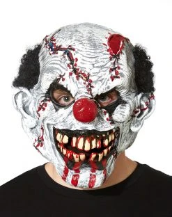 Spirit Halloween In Stitches Ripper Clown Mask