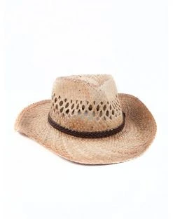 Spirit Halloween Western Seagrass Hat -HALLOWEEN COSTUMES Sales 01199074 c