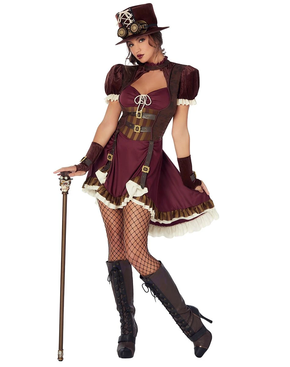 Spirit Halloween Adult Steampunk Dress Costume 3 Spirit Halloween Adult Steampunk Dress Costume