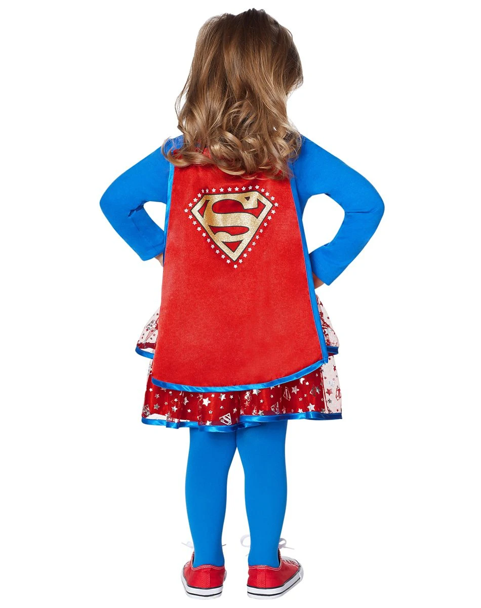 Spirit Halloween Toddler Sparkling Supergirl Costume - DC Comics 4 Spirit Halloween Toddler Sparkling Supergirl Costume - DC Comics - Image 2