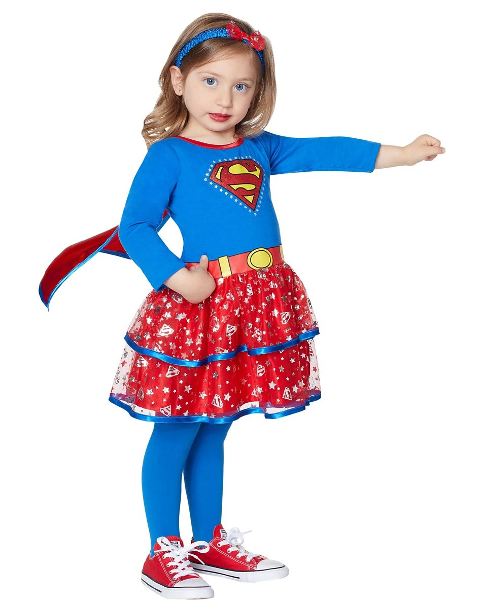 Spirit Halloween Toddler Sparkling Supergirl Costume - DC Comics 6 Spirit Halloween Toddler Sparkling Supergirl Costume - DC Comics - Image 4