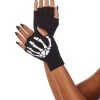 Spirit Halloween Skeleton Fingerless Gloves 2 Spirit Halloween Skeleton Fingerless Gloves -HALLOWEEN COSTUMES Sales 01218908 a