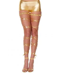 Spirit Halloween Goddess Gold Leg Wraps