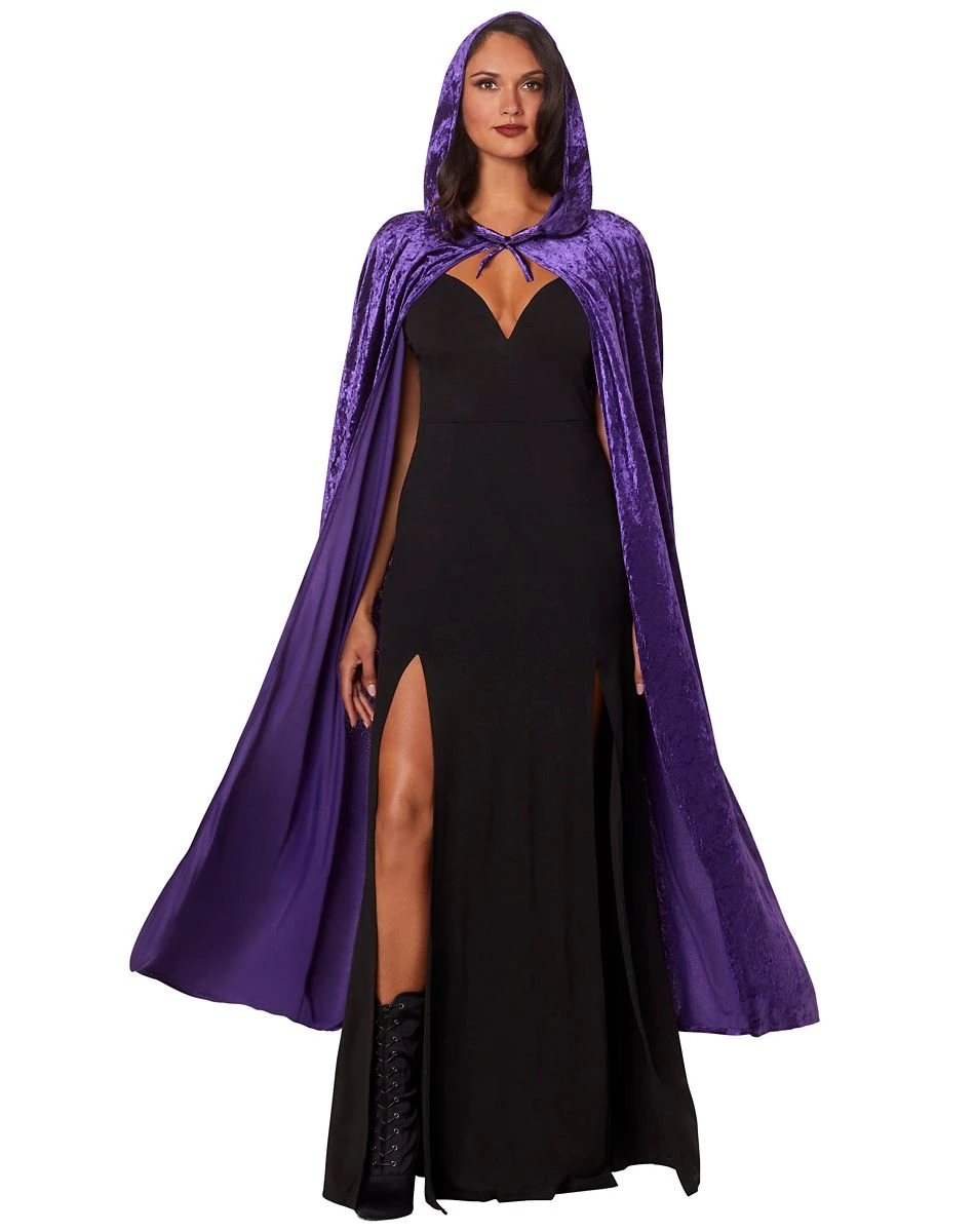 Spirit Halloween Purple Crush Velvet Cape 3 Spirit Halloween Purple Crush Velvet Cape
