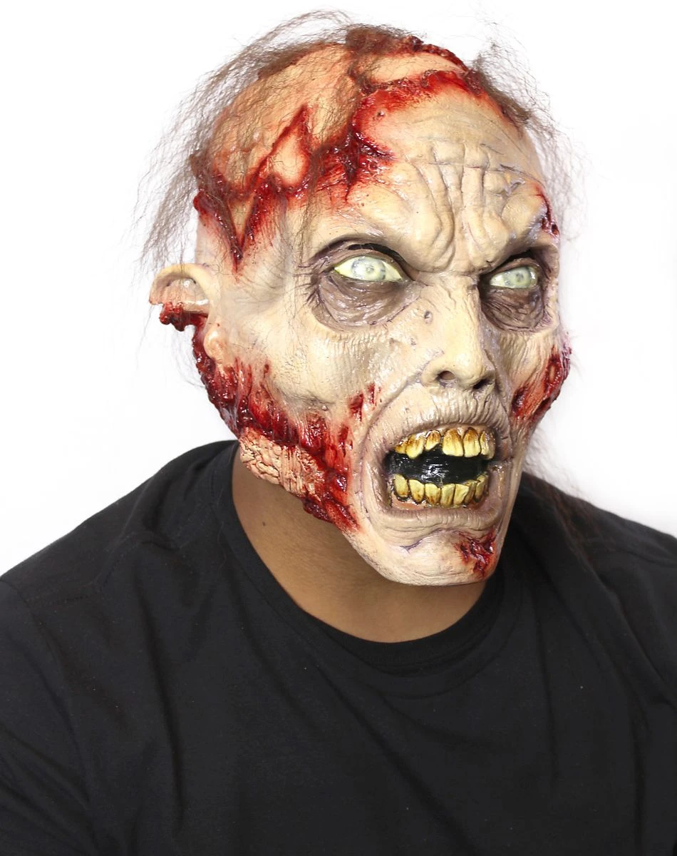 Spirit Halloween Undead Zombie Full Mask 4 Spirit Halloween Undead Zombie Full Mask - Image 2