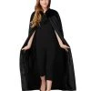 Spirit Halloween Kids Black Velvet Hooded Cape -HALLOWEEN COSTUMES Sales 01225671 a