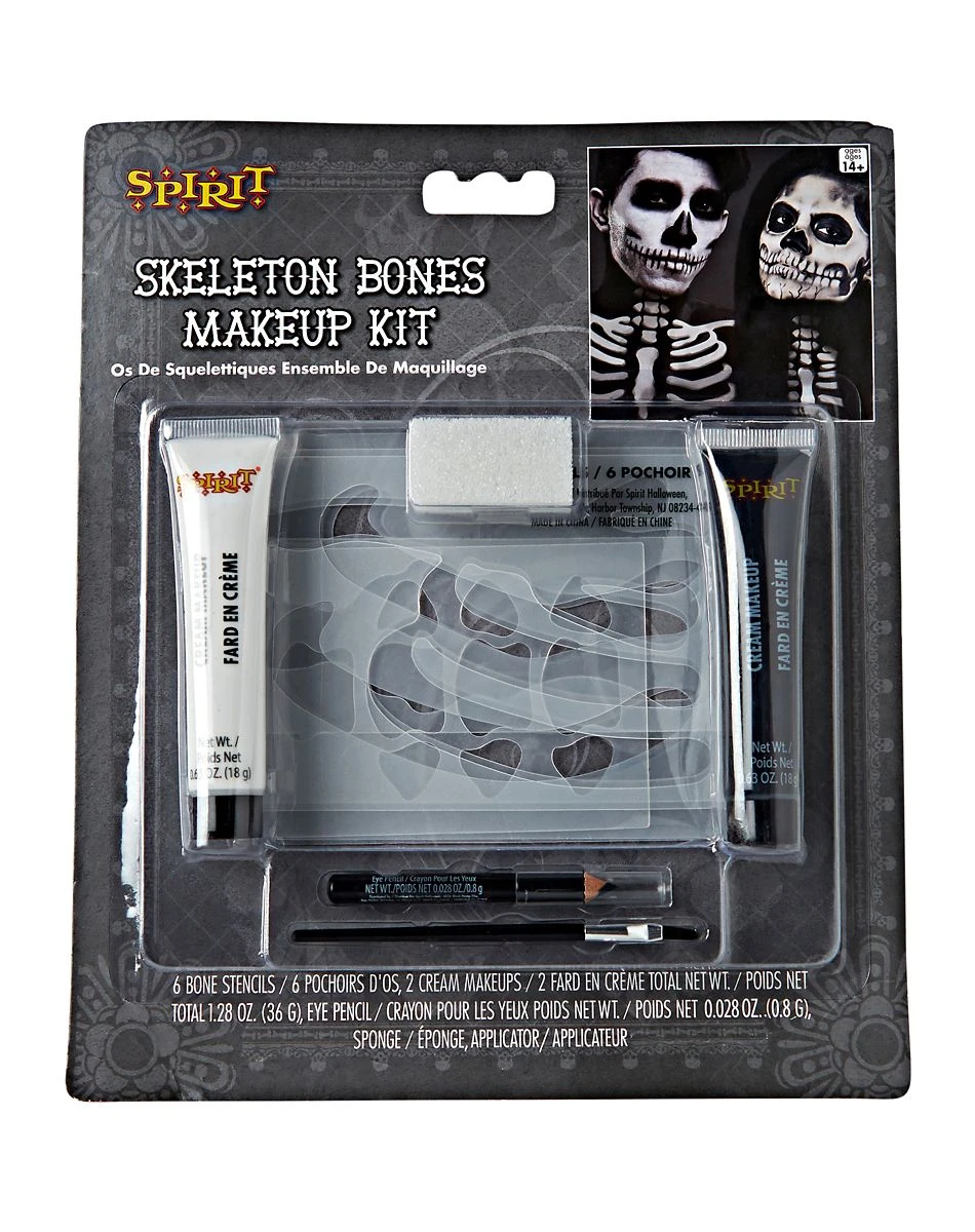 Spirit Halloween Skeleton Makeup Kit 6 Spirit Halloween Skeleton Makeup Kit - Image 4