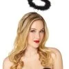Spirit Halloween Faux Marabou Black Halo 1 Spirit Halloween Faux Marabou Black Halo -HALLOWEEN COSTUMES Sales 01228287 a