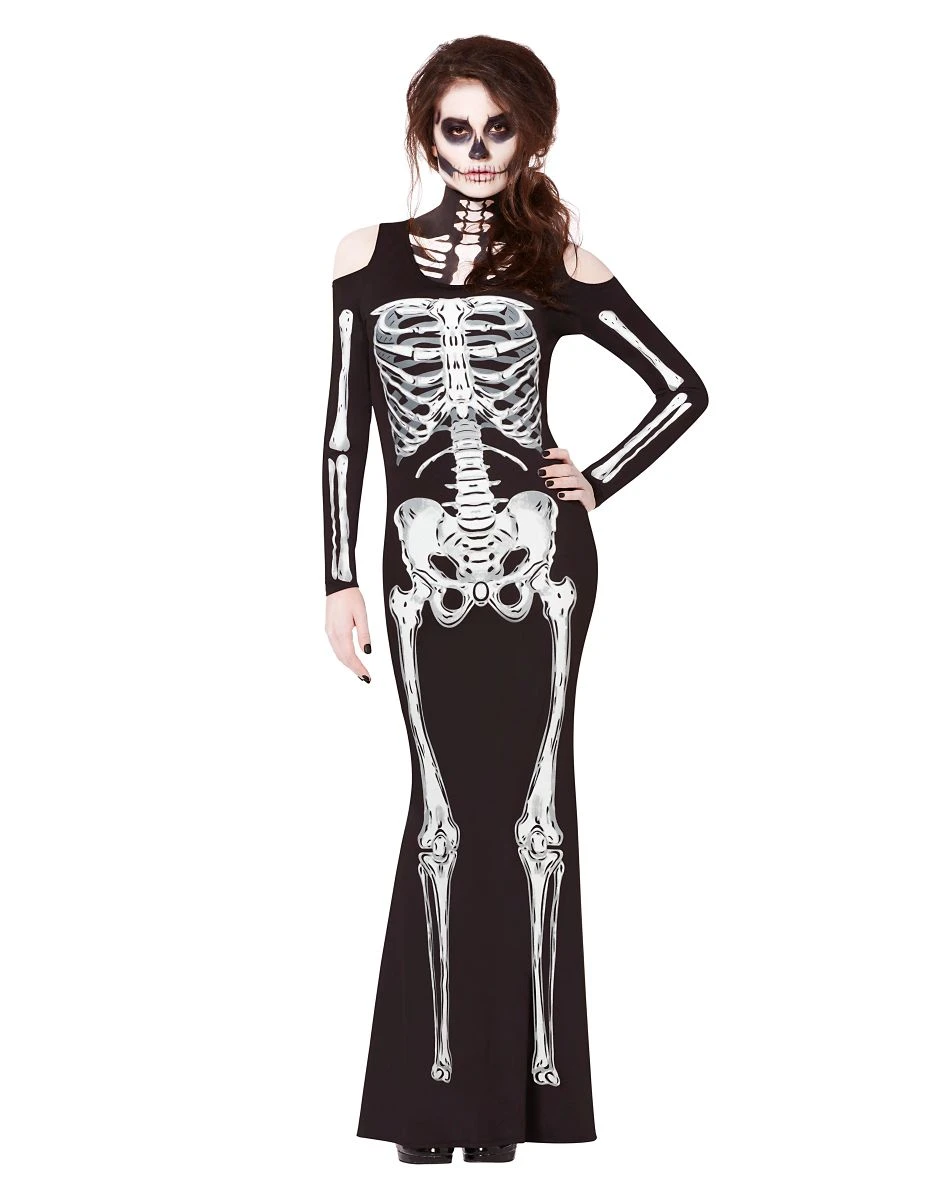 Spirit Halloween Adult Skelebones Dress Costume 3 Spirit Halloween Adult Skelebones Dress Costume