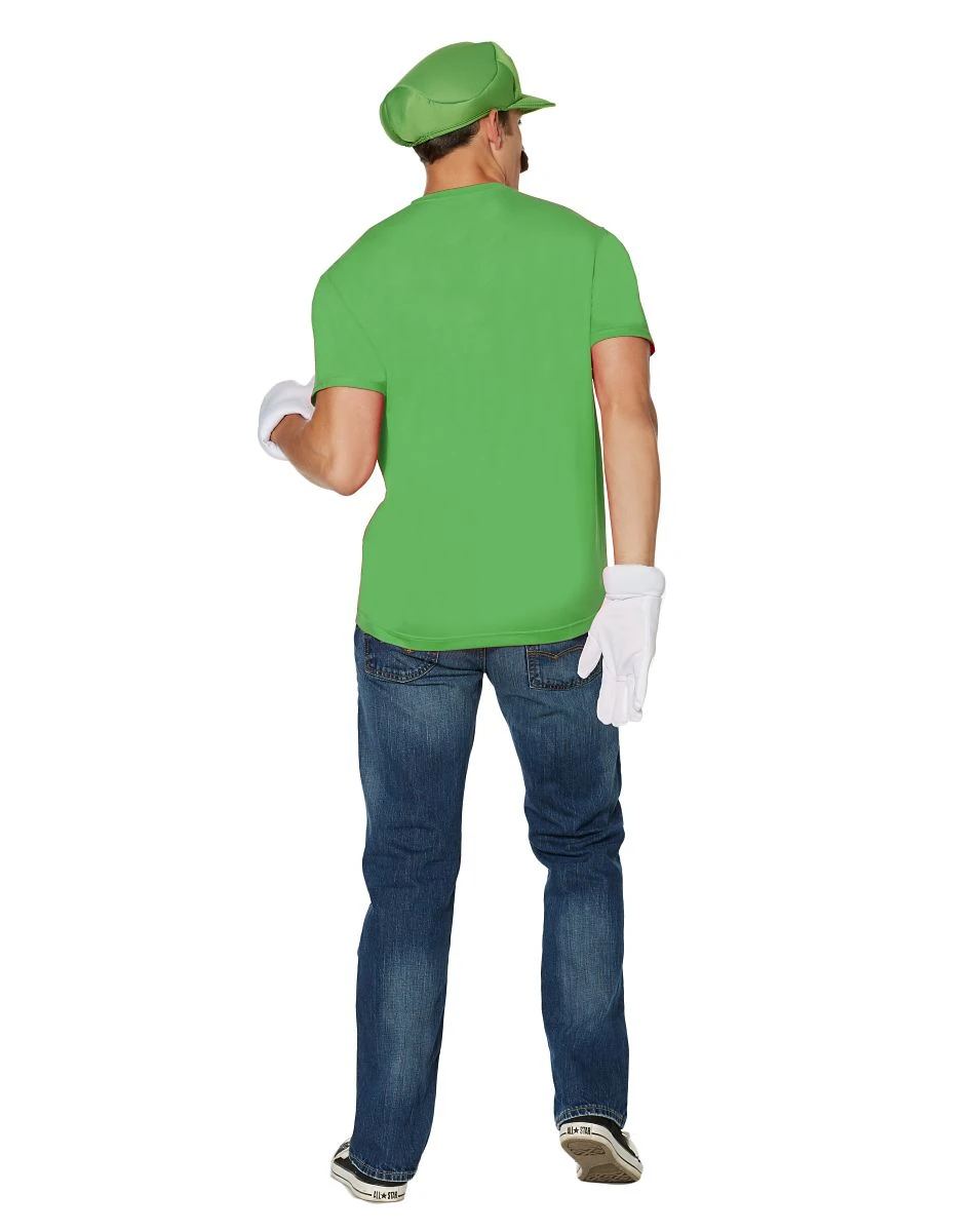 Spirit Halloween Luigi Costume Kit - Mario Bros 4 Spirit Halloween Luigi Costume Kit - Mario Bros - Image 2