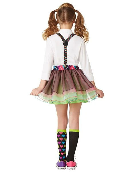 Spirit Halloween Kids School Nerd Tutu 4 Spirit Halloween Kids School Nerd Tutu - Image 2