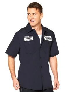 Spirit Halloween Moore Hose Mechanic Workshirt -HALLOWEEN COSTUMES Sales 01244508 c