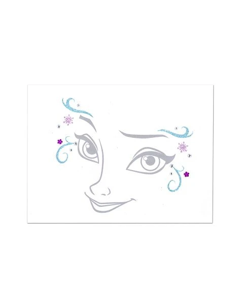 Spirit Halloween Elsa Face and Hand Decal - Frozen 3 Spirit Halloween Elsa Face and Hand Decal - Frozen