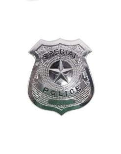 Spirit Halloween Deluxe Metal Police Badge