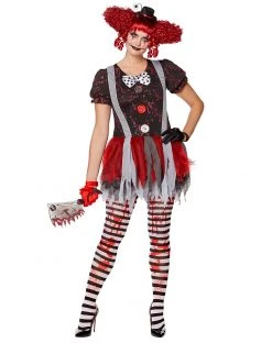 Spirit Halloween Adult Horror Clown Costume