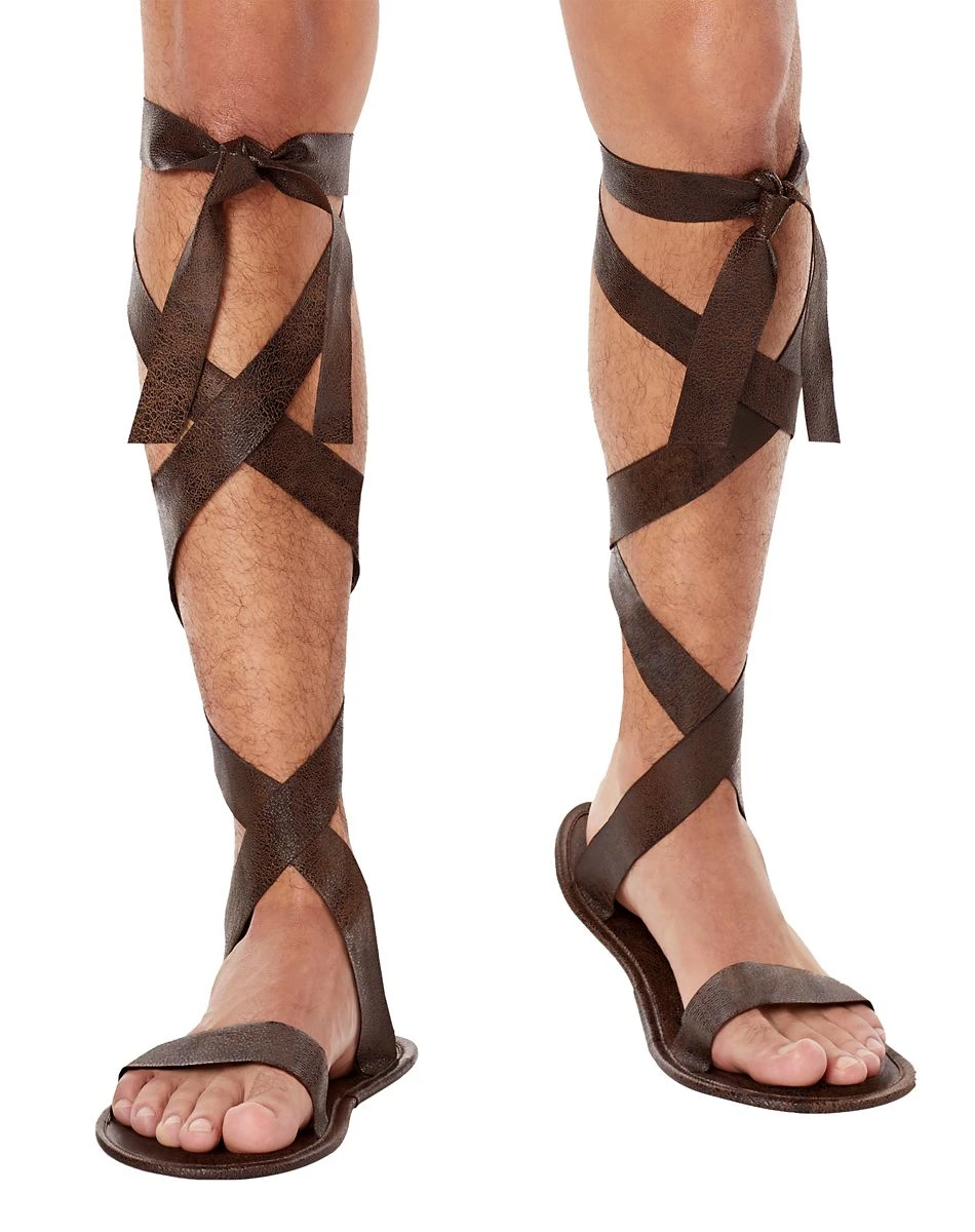 Spirit Halloween Roman Sandals 3 Spirit Halloween Roman Sandals