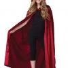 Spirit Halloween Kids Burgundy Velvet Hooded Cape 2 Spirit Halloween Kids Burgundy Velvet Hooded Cape -HALLOWEEN COSTUMES Sales 01266576 a