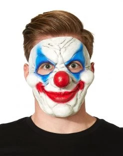 Spirit Halloween Vintage Clown Half Mask