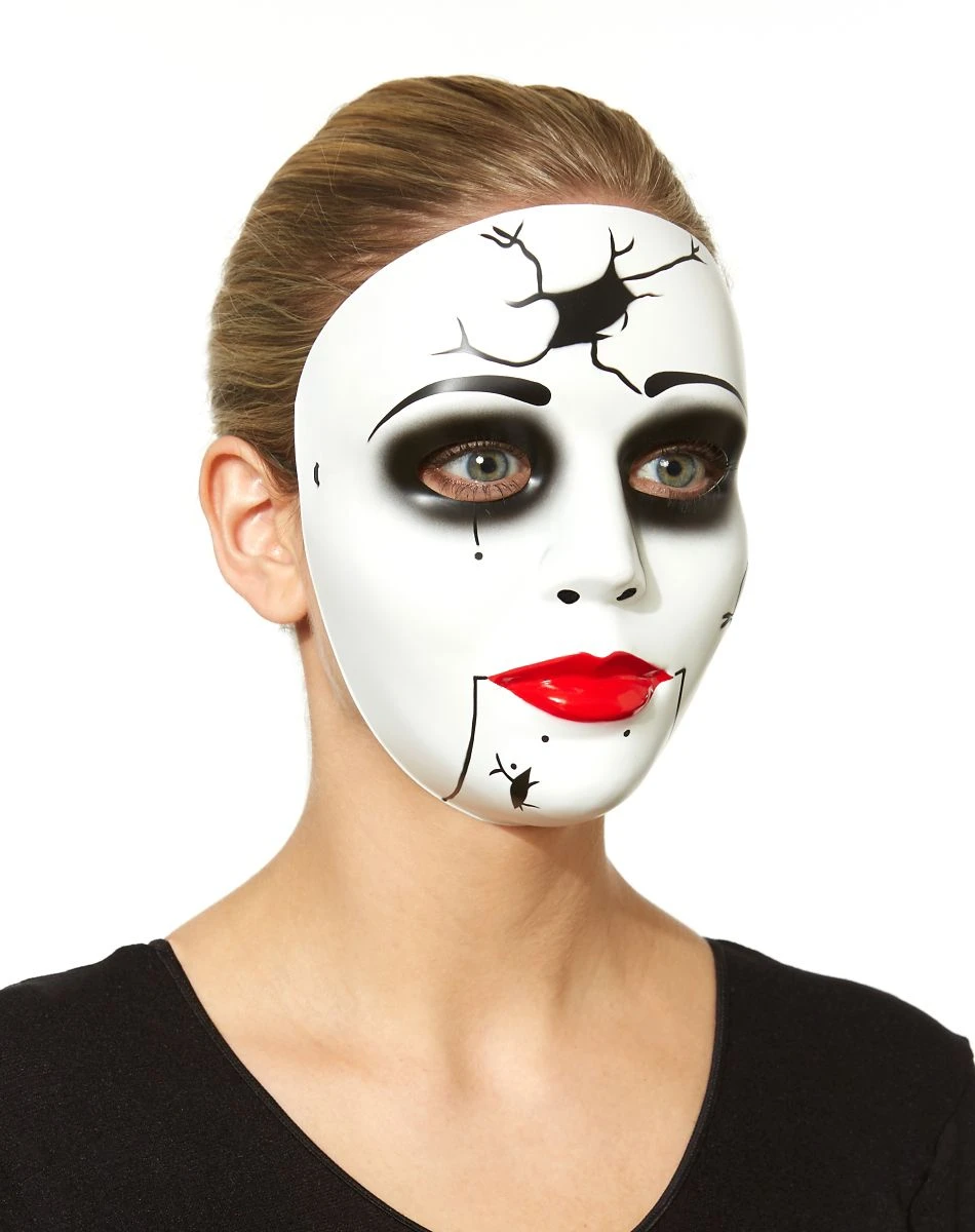 Spirit Halloween China Doll Half Mask 4 Spirit Halloween China Doll Half Mask - Image 2