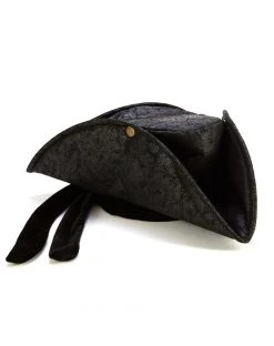 Spirit Halloween Adult Black Pirate Hat