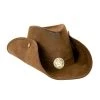 Spirit Halloween Brown Deluxe Cowboy Hat
