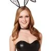 Spirit Halloween Black Velour and Lace Bunny Ears -HALLOWEEN COSTUMES Sales 01278043 a