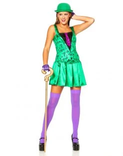 Spirit Halloween Riddler Corset - Batman -HALLOWEEN COSTUMES Sales 01281989 c